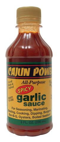 Cajun Power Spicy Garlic Sauce - 8 oz.